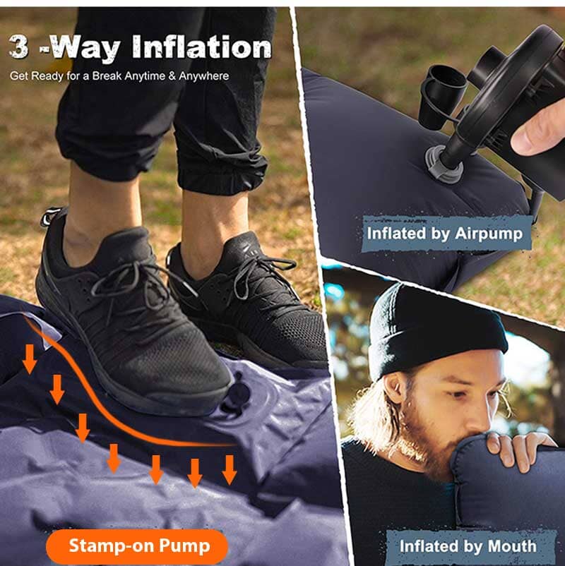AirflowBed - with Built-in Inflator Pump
