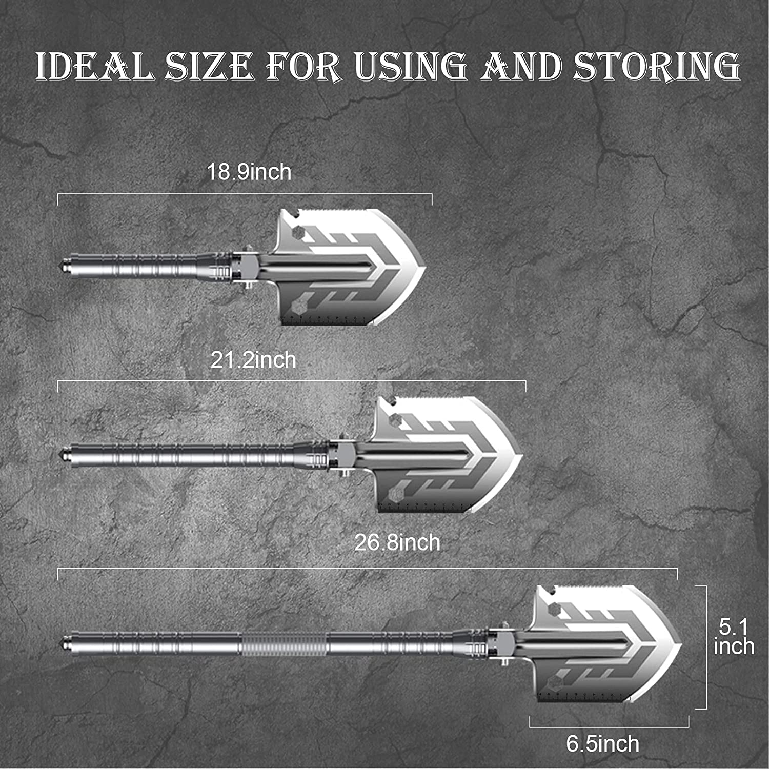 Warrior Chest Survival Shovel