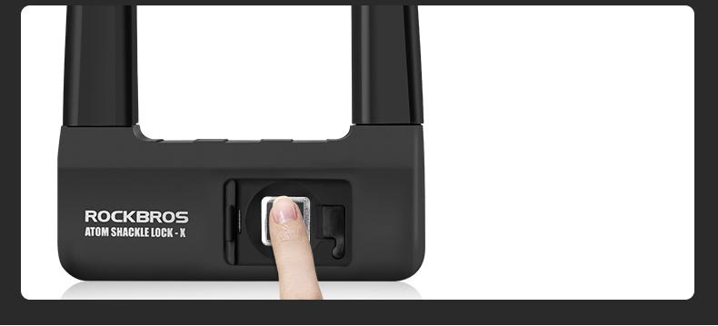 Stronger than Strong - The ROCKBROS Fingerprint U Lock