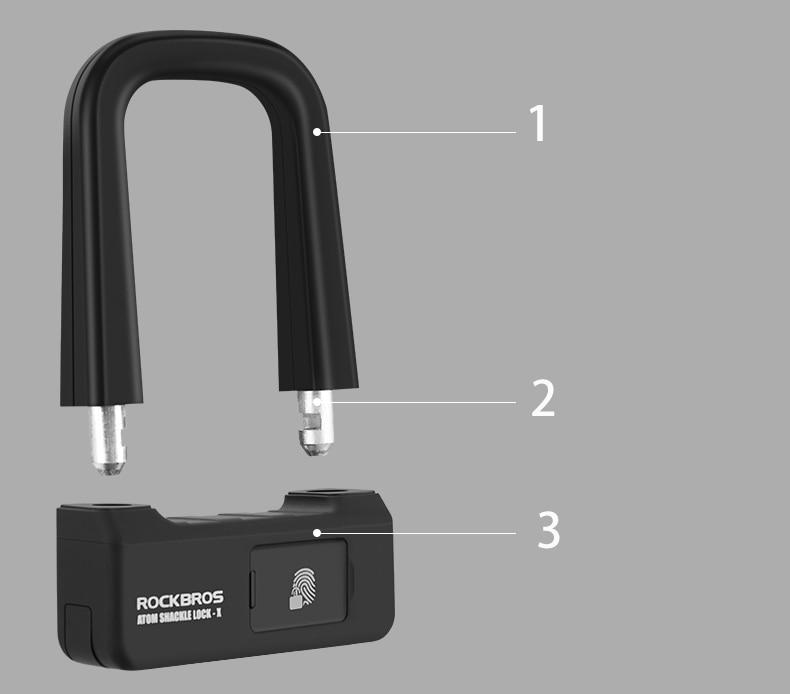 Stronger than Strong - The ROCKBROS Fingerprint U Lock