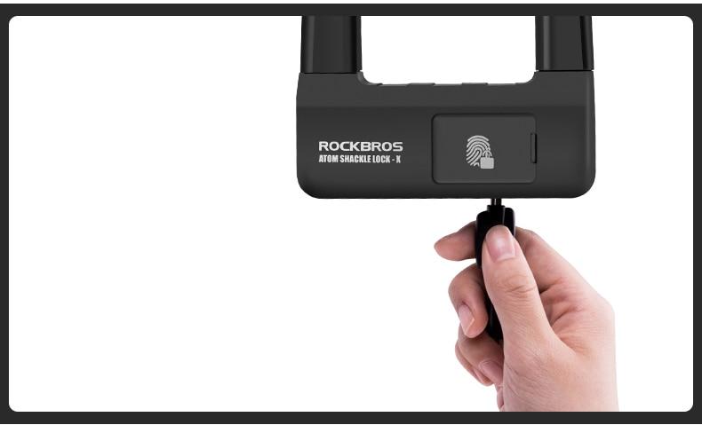 Stronger than Strong - The ROCKBROS Fingerprint U Lock