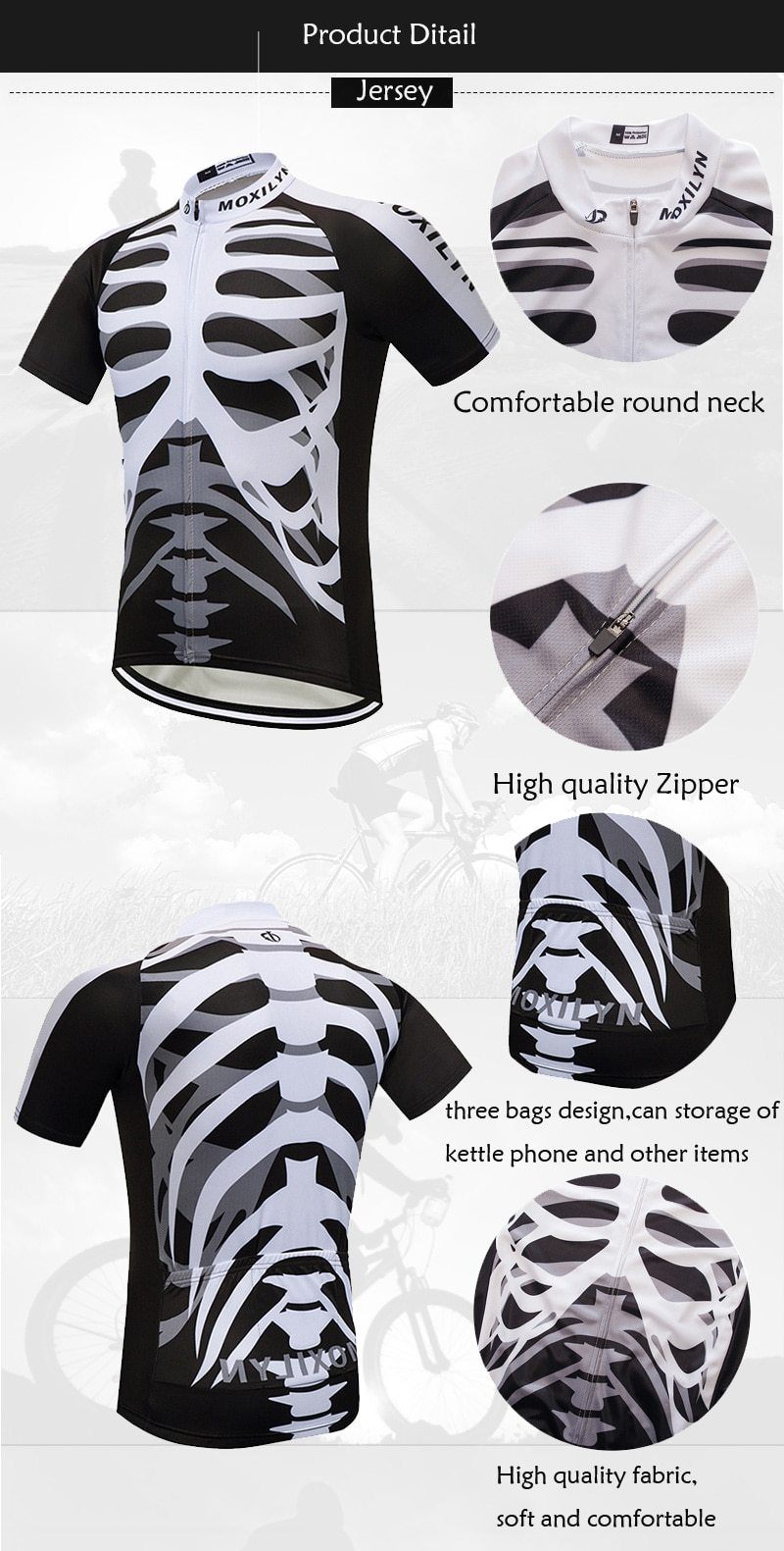 Skull Cycling Jersey