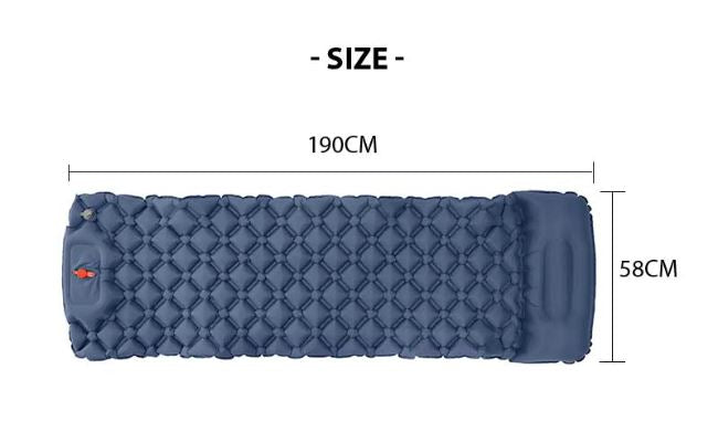 AirflowBed - with Built-in Inflator Pump